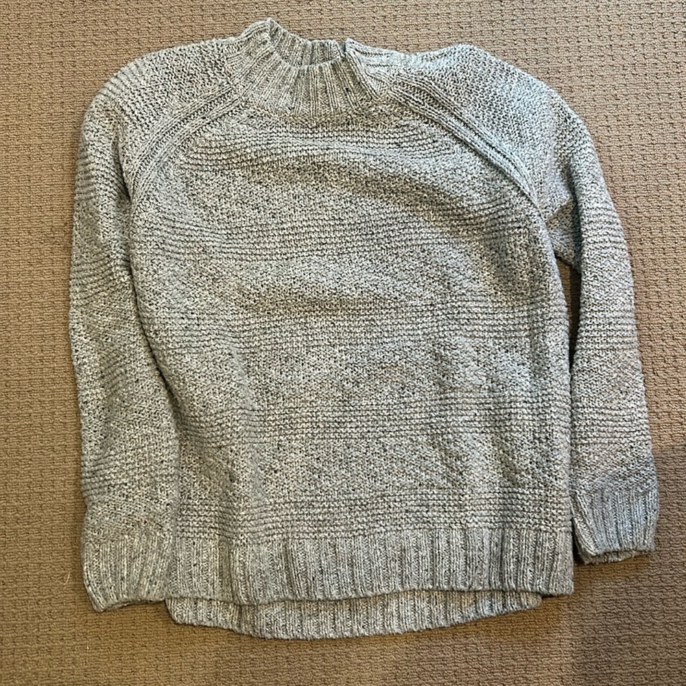 Grey Prana Size XL Sweater mock neck